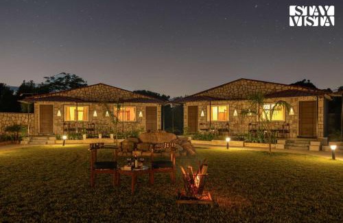 Sawai Madhopur Villa | StayVista at Wildwoods Stone with Pool, Bathtub, Wi-Fi