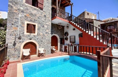 Mavrikiano House | Steinhaus Erato Privater Pool Landschaftliche Kretische Ansichten
