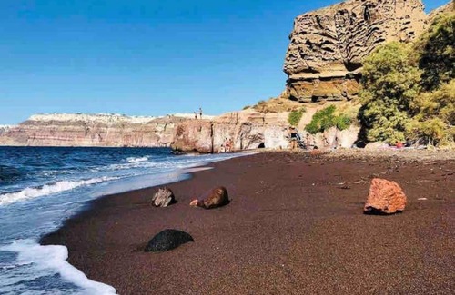 Akrotiri Villa | Stela caldera view cave/private mini pool/jacuzzi