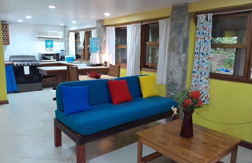 Sandy Bay Apartment | Steps from the Beach, Open Plan 1000 Sqft 1 Bed KING Bed A/C INCL.