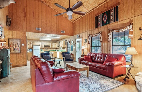 Sabinal House | Steps from THE Frio River with river access included, the perfect Concan cottage with the best price