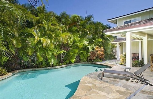 Lanikai House | Steps to Beach-Heated Pool-AirCon-Gated Community-Min Stay 7 Nights-CONTACT HOST