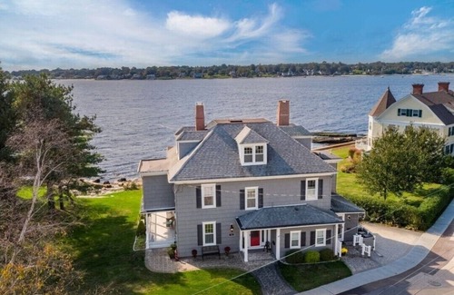 Groton House | Steps to Waterfront Golf! Your Own Backyard Private Beach w/Loungers & Umbrellas