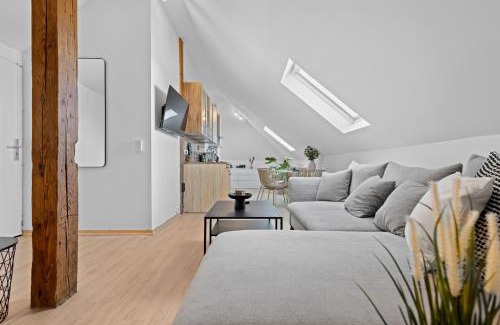 Links der Wertach-Sud Apartment | Stilvolle Wohnung: Private Dachterrasse - zentral