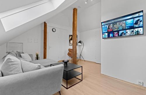Links der Wertach-Sud Apartment | Stilvolle Wohnung: Private Dachterrasse - zentral