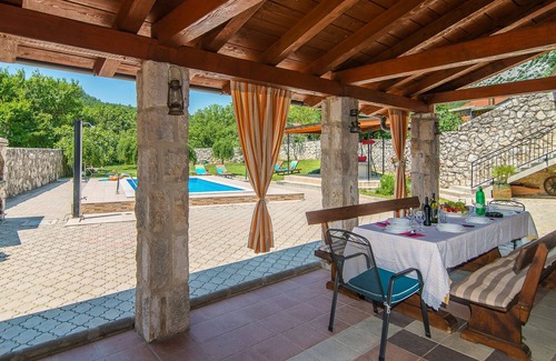Drivenik Cabin | Stone house with private pool and garden in quiet place