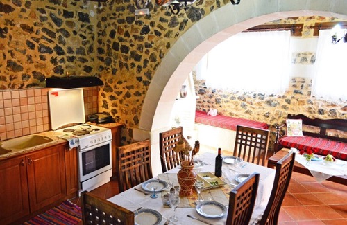 Astratigos Villa | Stone Villa Olga shared pool & seaview, 3bedrooms, BBQ