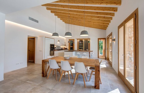 Biniaraix Villa | Stone villa with mountain views, quiet and close to the city center
