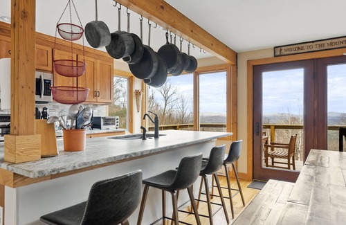 Stratton Mountain House | Stratton VT w/views, stunning 26ft Fireplace, and just 5 min to base
