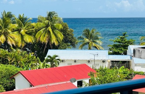 Le Diamant Apartment | Studio Blue Wave Diamond - sea view, 1 minute walk from the beach!