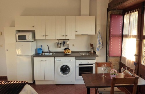 Ibero Apartment | Studio (2 pax) with views of the river and pool. 10 minutes from Pamplona.