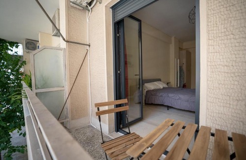 Vyronas Apartment | Studio Ag Ioannis m station 1 bed 2 pers by MPS