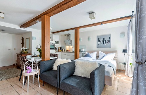 Hemmingstedt Apartment | Studio Apartment 'Alte Tischlerei Hemmingstedt' with Private Terrace, Shared Garden and Wi-Fi