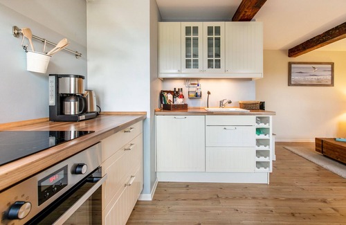 Pellworm Apartment | Studio Apartment 'Der Silberhof Von 1856 - Heine' with Terrace, Shared Garden and Wi-Fi
