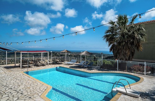 Paliki Apartment | Studio Apartment 'Ionian Balcony 1' with Sea View, Wi-Fi and Air Conditioning