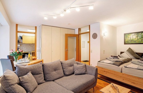 Bad Wildbad Apartment | Studio Apartment 'Schwarzwaldnestle' with Mountain View, Wi-Fi and Air Conditioning