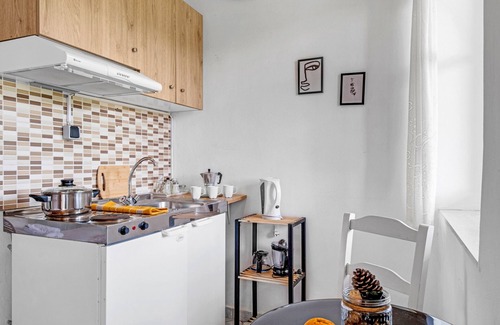 Drimonas Apartment | Studio Apartment 'With Sea View' with Sea View, Wi-Fi and Air Conditioning