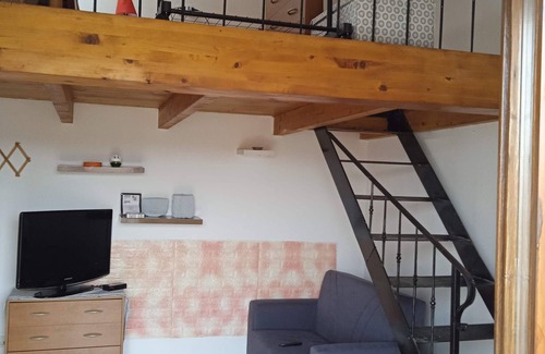Province of Cagliari Apartment | Studio apartment with loft and kitchenette