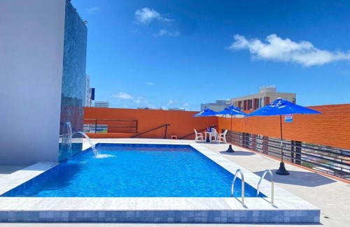 Jatiuca Apartment | Studio Beira Mar Piscina Cobertura Localização perfeita Jatiúca