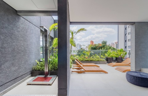 Indianopolis Apartment | Studio in the best spot in Moema Garage, leisure and subway nearby, free WIFI