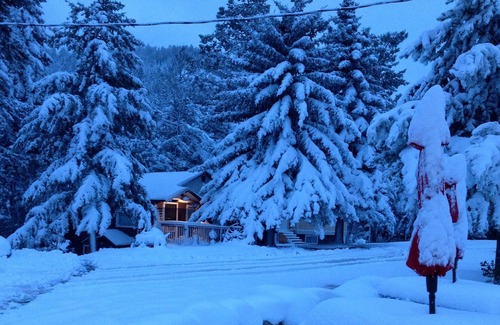 Gallatin Gateway Cabin | Studio Cabin on the River With Kitchenette sleeps 2.
