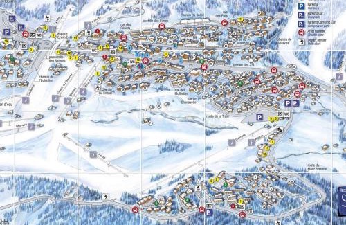 Les Saisies Apartment | Studio cabine avec balcon plein sud, 5 couchages, animaux tolérés, casier à skis - FR-1-293-129