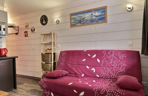 Plagne Centre Apartment | Studio cabine rénové proche des pistes, balcon, 4 couchages - FR-1-455-91