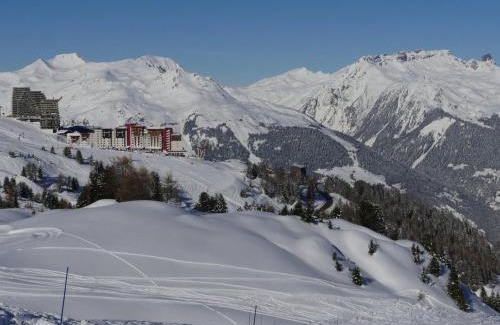 Aime Apartment | Studio cabine rénové avec balcon, vue Mont-Blanc, pour 4 pers. à Aime 2000 - FR-1-455-80
