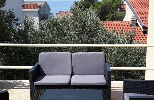 Zelenka Apartment | Studio flat with balcony Makarska (AS-6850-a)