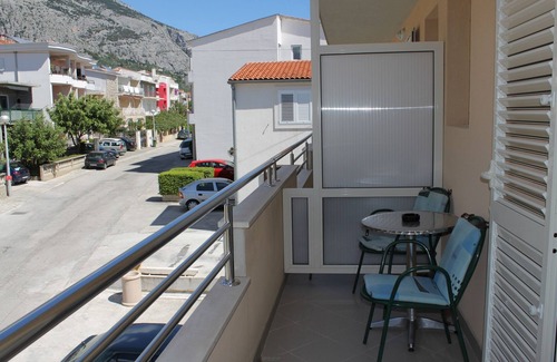 Zelenka Apartment | Studio flat with balcony Makarska (AS-6850-b)