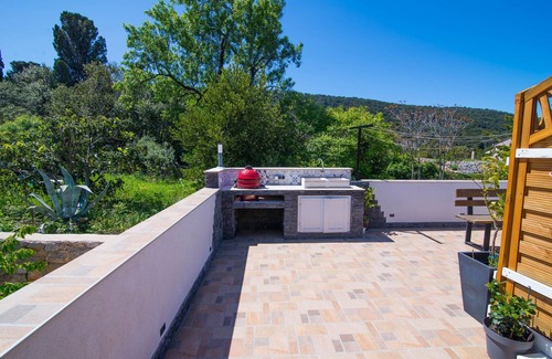 Veli Losinj Apartment | Studio flat with terrace and sea view Veli Lošinj, Lošinj (AS-21260-a)