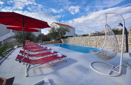 Novalja Apartment | Studio flat with terrace Novalja, Pag (AS-9334-a)
