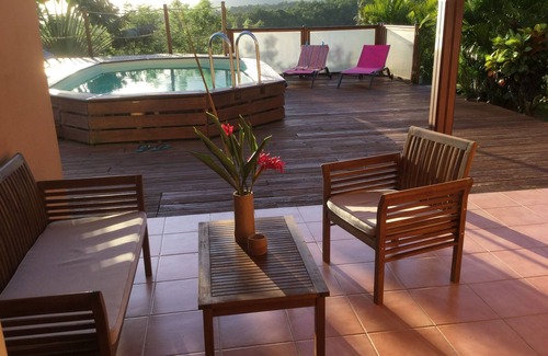 Sainte-Luce Apartment | Studio Frégate, in the heart of the Caribbean, sea view and pool, Ste Luce