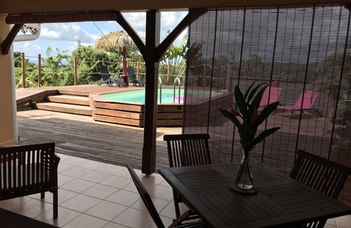 Sainte-Luce Apartment | Studio Frégate, in the heart of the Caribbean, sea view and pool, Ste Luce