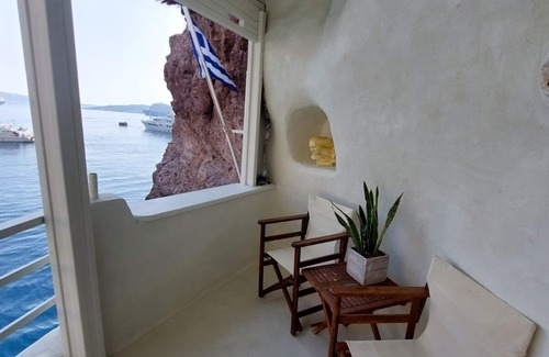 Fira Apartment | Studio in Old Port of Fira, Sea view, Santorini