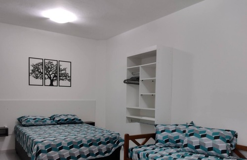 Ponta da Praia Apartment | Studio/kitnet with exit to Santos beach