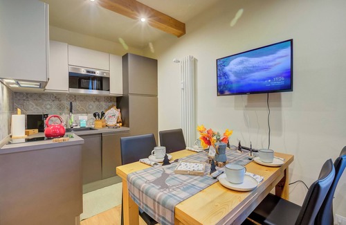 Pragelato Apartment | Studio Les Caribous Mountain Retreat