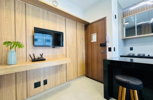 Saraiva Apartment | Studio Living, Conforto e estilo próx ao Center Shopping