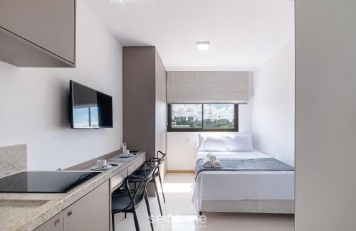 Federacao Apartment | Studio Moderno em cond. c/piscina HFO0208