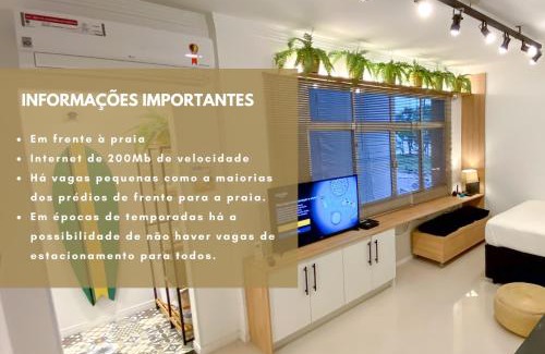 Boqueirao Apartment | Studio moderno na avenida da praia - Boqueirão