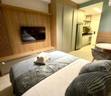 Indianopolis Apartment | Studio Moema Completo Com Vaga Grátis e Localização Premium