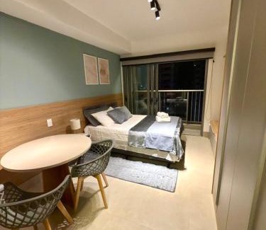 Indianopolis Apartment | Studio Moema Completo Com Vaga Grátis e Localização Premium