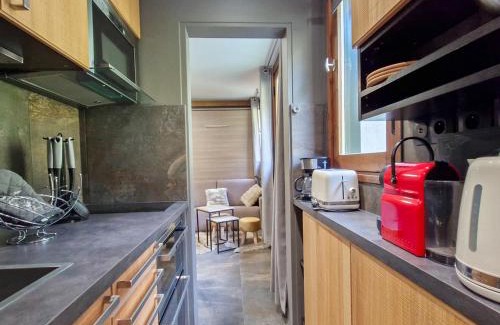 Flaine Apartment | Studio Rénové avec Kitchenette Équipée, Proche des Pistes et Commerces, Casiers à Ski - FR-1-425-207