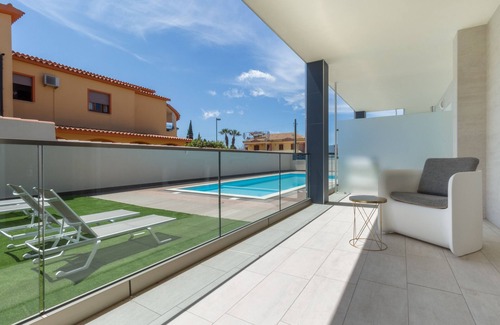 Villa San Pietro Apartment | Studio "Residence Meridian Unità 2" with Mountain View, Pool & Wi-Fi