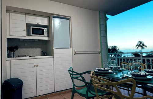 Sainte-Luce Resort | Studio Ti'Ben sea view in residence pierre et vacances with swimming pool