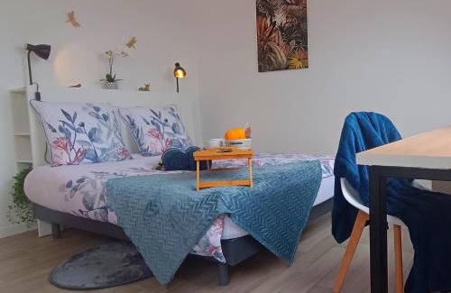 Vaugueux Apartment | Studio Tout équipé en Hyper-Centre avec Parking Privé et Gratuit - Vue sur la Ville et Château de Caen
