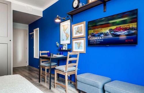Prague 9 Apartment | Studio Travel Blue, Harfistka Residence, O2 Arena