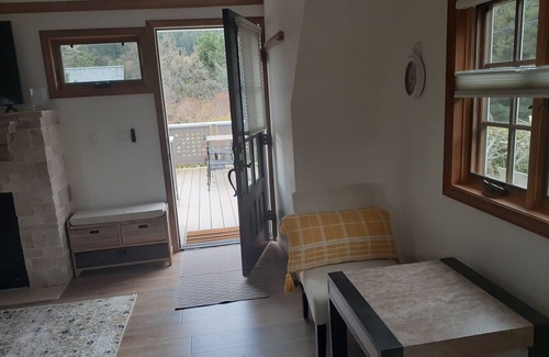 Lummi Island Apartment | Studio Unit with Views of Hales Passage and Mt Baker