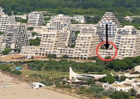 La Grande-Motte Apartment | Studio Vue Mer avec Terrasse, ascenseur et Garage à 6mn à pied
