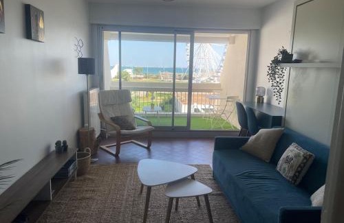 La Grande-Motte Apartment | Studio Vue Mer avec Terrasse, ascenseur et Garage à 6mn à pied